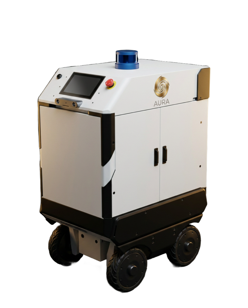 AURA autonomous hospital delivery robot