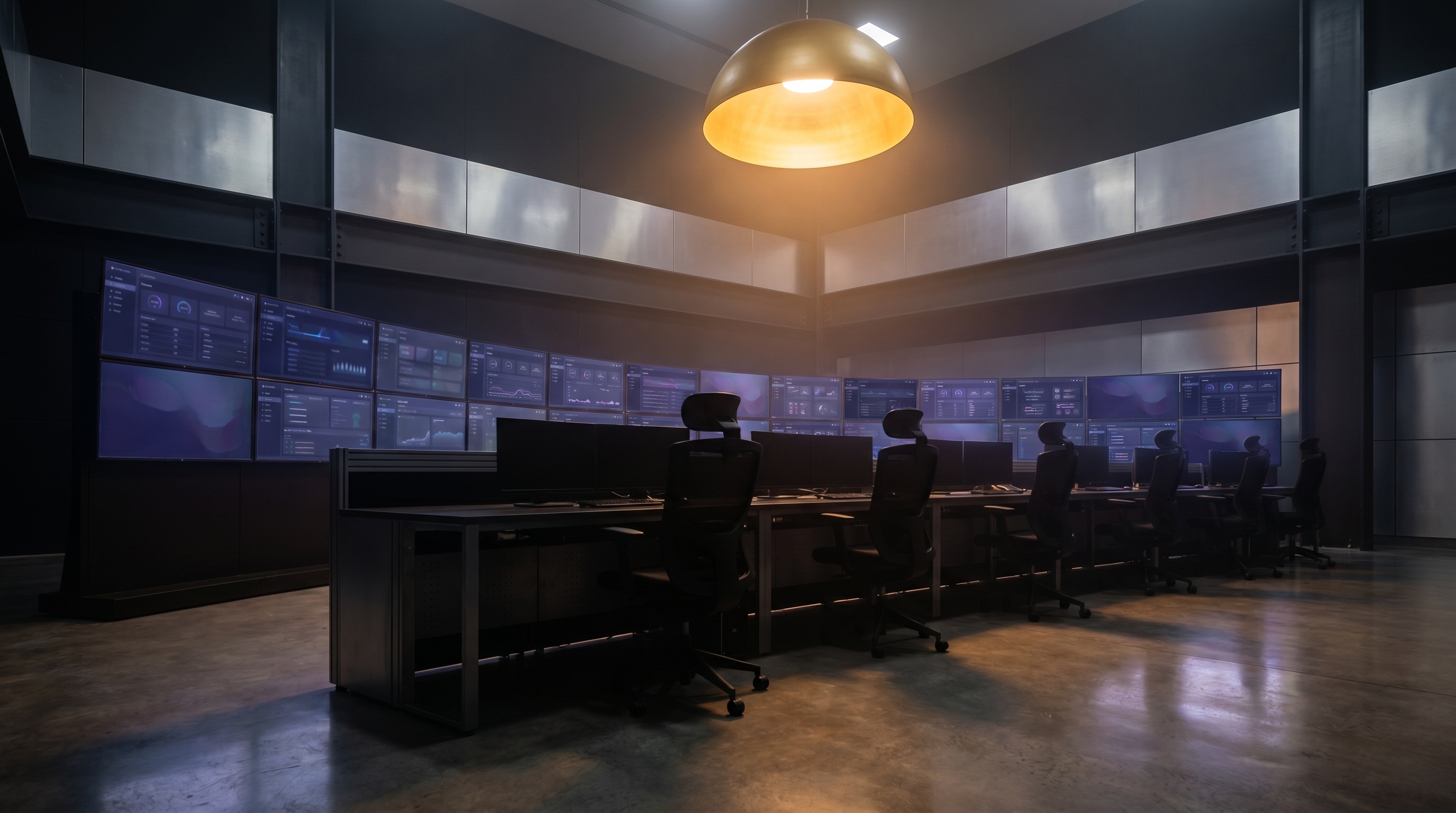 Live monitoring centre where the Aurum AI pilot is running